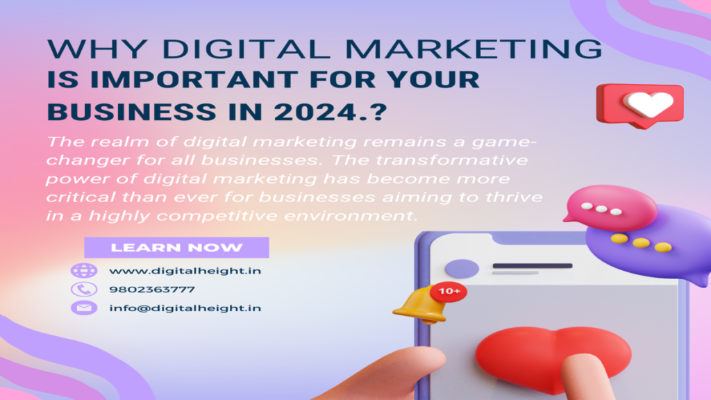 why digital marketing is important for your business in 2024.?